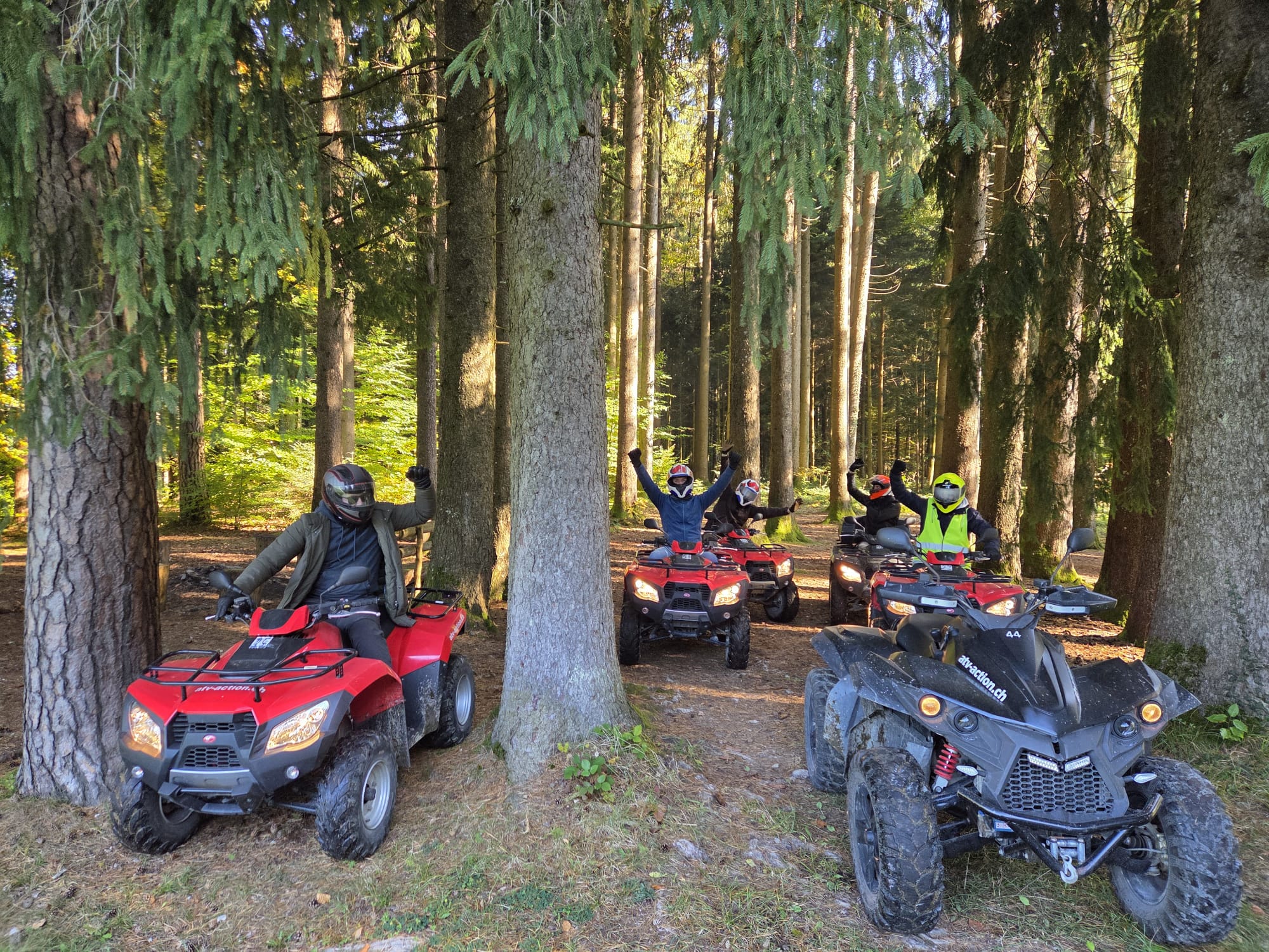Geführte Quad-Tour mit ATV Action durch die Natur der Ostschweiz