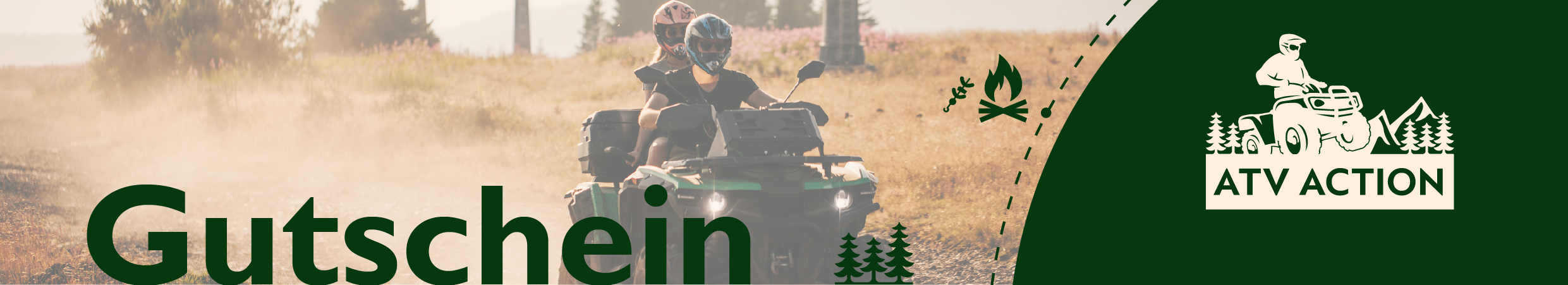 Gutschein für eine geführte Quad-Tour bei ATV Action